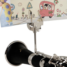 Load image into Gallery viewer, Music Stand Clarinet Trumpet Flute Winds Saxophone Baritone Portable Marching Sheet Music Stands Musical Instruments Accessories