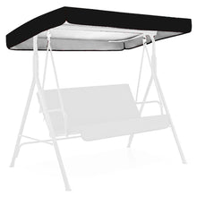 Load image into Gallery viewer, Garden Swing Canopy Replacement Top Cover Tarp Waterproof Sun Protection for Outdoor UV Protection waterproof awning sunshade