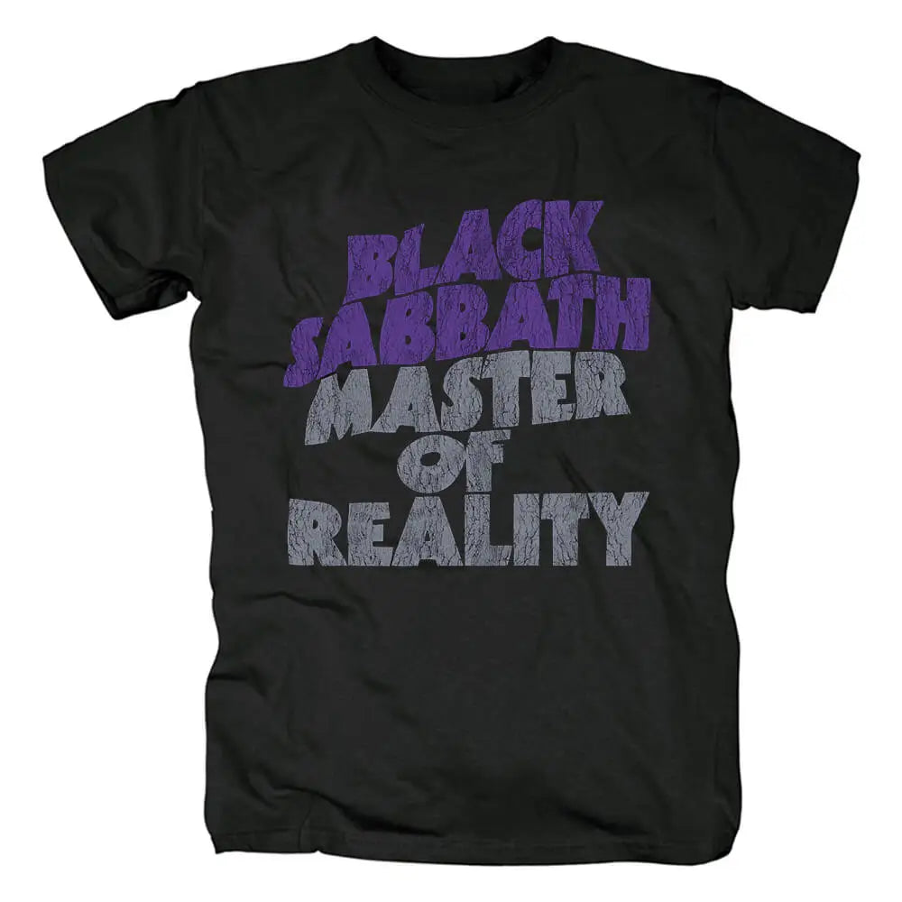 2025 Black Sabbath T Shirt Men Women Short Sleeve Retro Punk Metal Rock Band Cotton Tees High Quality Y2k Tops Summer Streetwear