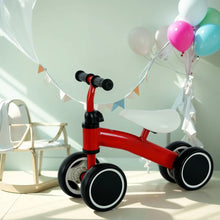 Load image into Gallery viewer, Baby Balance Bike Toddler Balance Bike Ergonomic Seat Baby Learning Walker 4 Wheels No Pedals Riding Toys for Birthday Gift