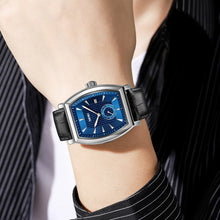 Load image into Gallery viewer, SKMEI relogio masculino Top Brand Luxury Genuine Leather Strap Business Mens Watches Waterproof Quartz Date Time Wristwatches