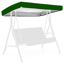 Load image into Gallery viewer, Garden Swing Canopy Replacement Top Cover Tarp Waterproof Sun Protection for Outdoor UV Protection waterproof awning sunshade