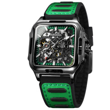 Load image into Gallery viewer, Men's Mechanical Automatic Watches for Men Luxury Top Brand Hollow Square Male Wristwatches Skeleton Waterproof Reloj Hombre