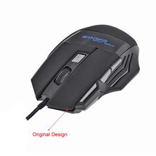 Load image into Gallery viewer, Wired Gaming Mouse 7 Button Backlit 5500 DPI Adjustable Black Wired Optical Computer Gaming Mice for PC Gamer Computer Desktop