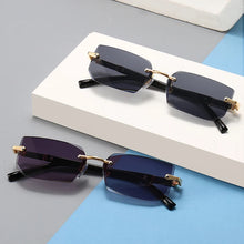 Load image into Gallery viewer, Fashion Rimless Sunglasses Men Women Populare Frameless Sun Glasses Male Female Classic Small Square Summer Traveling Shades