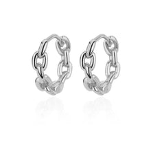 Load image into Gallery viewer, Elegant Round Earrings for Women Girls Luxury Stainless Steel Hoop Earrings Vintage Wedding Engagement Aesthetic Jewerly aretes