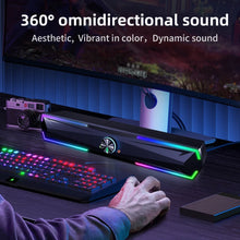 Load image into Gallery viewer, 4D Computer Speaker Soundbar Stereo Game Subwoofer 2.0 Bluetooth For Macbook Laptop Notebook PC Music Player Wired Loudspeaker