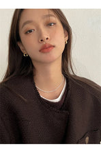 Load image into Gallery viewer, 925 Sterling Silver Earrings for Women Ear Hoop Versatile Sweet Girl Fashion Jewery New Year Gifts Accessories