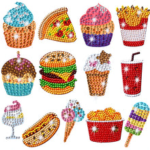 Load image into Gallery viewer, Children's Handmade Diamond Painting Sitcker Pokemon Kit Digital Rod-Shaped Diamond Painting Kit For Cartoon Nnimals Easy to DIY
