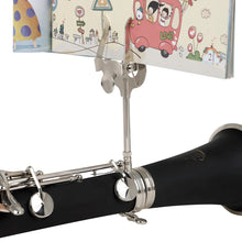 Load image into Gallery viewer, Music Stand Clarinet Trumpet Flute Winds Saxophone Baritone Portable Marching Sheet Music Stands Musical Instruments Accessories