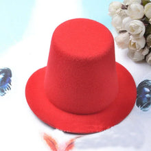 Load image into Gallery viewer, 13cm Top Hat Children Hats Boy Girl Wedding Hen Party Festival Dance Cap DIY Craft Base Caps Stage Performance Prop Birthday