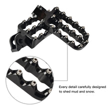 Load image into Gallery viewer, NICECNC Motorcycle Footpegs Set with Bolts Aluminum Stainless Steel for KTM 690 Enduro/R 2008-2023 4.21" x 2.44"