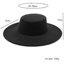 Load image into Gallery viewer, Bowler hat Women's cap hats for men fedoras fashion 2023 fedoras felt panama chapel beach elegant Wedding picture hat fascinator