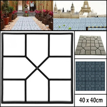 Load image into Gallery viewer, Garden Mold Walk Pavement Reusable DIY Manually Paving Cement Brick Stone Road Concrete Molds Manually Paving Patio Molds