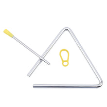 Load image into Gallery viewer, Musical Instrument Rhythm Band Educational Preschool Triangled Percussion 4/5/6/7/8/ inch