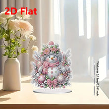 Load image into Gallery viewer, 1pc DIY Diamond Painting Christmas Table Decoration for Adults Acrylic Diamond Art Desk Ornament for for Bedroom, Living Room