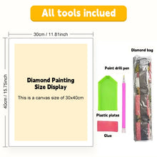 Load image into Gallery viewer, The mermaid under the sea 5D Diamond Painting Set, DIY Full Square Round Diamond Home Decoration Painting Set, Gift, New Arrival