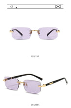 Load image into Gallery viewer, Fashion Rimless Sunglasses Men Women Populare Frameless Sun Glasses Male Female Classic Small Square Summer Traveling Shades