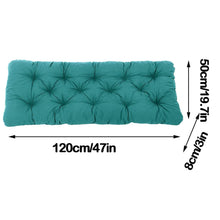 Load image into Gallery viewer, 120x50cm Outdoor Garden Bench Terrace Comfotable Cushion 1 Seat Sponge Bench Cushion Home Decor Furniture Swing Cushion#23