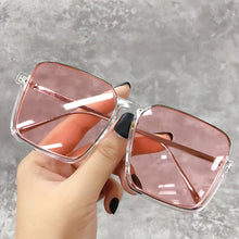 Load image into Gallery viewer, Sunglasses Women Oversize Travel Luxury Brand Design New Drive Semi-Rimless Square Frame Vintage Sun Glasses Ladies Men Unisex
