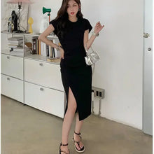 Load image into Gallery viewer, White Dresses for Women 2024 Woman Dress Clothes Midi X New in Chic and Elegant Pretty Cheap Casual Y2k Outfits Harajuku Cotton
