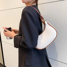 Load image into Gallery viewer, Women's Clutch Handbags Fashion Solid Color PU Leather Underarm Shoulder Bag Female Bag