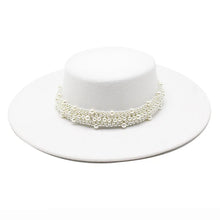 Load image into Gallery viewer, Bowler hat Women's cap hats for men fedoras fashion 2023 fedoras felt panama chapel beach elegant Wedding picture hat fascinator