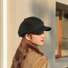 Load image into Gallery viewer, Hats for women retro Korean version of the British octagonal hat four seasons literary leisure beret cap S61