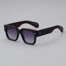 Load image into Gallery viewer, Sunglasses for Men Vintage Acetate Luxury Designer Sunglasses Women Occhiali Da Sole Da Uomo ENZO Red Lens Sunglasses