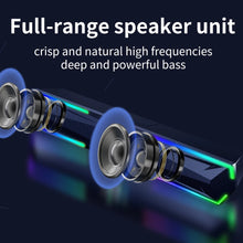 Load image into Gallery viewer, 4D Computer Speaker Soundbar Stereo Game Subwoofer 2.0 Bluetooth For Macbook Laptop Notebook PC Music Player Wired Loudspeaker