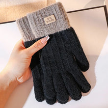 Load image into Gallery viewer, Women Men Warm Winter Touch Screen Gloves Stretch Knit Mittens Wool Full Finger Guantes Female Crochet Glove