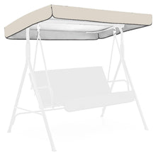 Load image into Gallery viewer, Garden Swing Canopy Replacement Top Cover Tarp Waterproof Sun Protection for Outdoor UV Protection waterproof awning sunshade