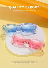 Load image into Gallery viewer, New Small Sunglasses Women Men Trendy Vintage Brand Designer Hip Hop Square Green Sun Glasses Female Eyewear UV400