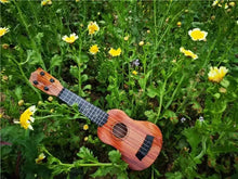 Load image into Gallery viewer, 35cm Children Guitar Toy Can Be Used To Play Elementary Instruments With Paddles Simulating Yukrili Music Toys