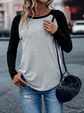 Load image into Gallery viewer, Women's Clothing Tops O-Neck Long Sleeve Thick Office Lady Commuter Autumn Winter Casual Printed All-match T-shirt
