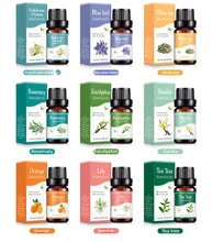 Load image into Gallery viewer, 18 Flavors Essential Oils for Aroma Diffuser Air Humidifier Home Water-soluble 10ml Air Freshener Scents Fragrance Oil Perfume