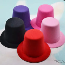 Load image into Gallery viewer, 13cm Top Hat Children Hats Boy Girl Wedding Hen Party Festival Dance Cap DIY Craft Base Caps Stage Performance Prop Birthday