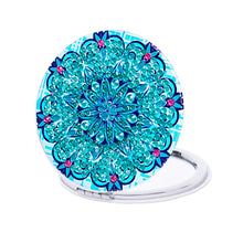 Load image into Gallery viewer, 1 DIY diamond painting art set Mandala pattern small mirror special shape crystal artificial diamond Mosaic process