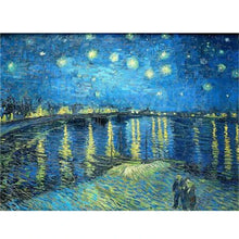 Load image into Gallery viewer, 5D Diamond Painting by Number Van Gogh Starry Night Famous Art Picture Set for Embroidery Cross Stitch Home Decorations Gifts