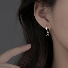 Load image into Gallery viewer, Trendy Jewelry Simply Earrings Unique Geometry Earrings For Women Gift Earings Fashion Jewelry Korean Silver Color Earrings