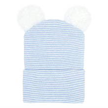 Load image into Gallery viewer, Newborn Baby Beanie Hat Cute Pompom Hairball Knitted Baby Warm Hats Infant Boys Girls Caps Bonnet Soft Hospital Hat Solid Color