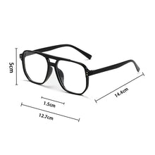 Load image into Gallery viewer, Women Men Square Sun Glasses Retro Polygon Sunglasses Female Black Vintage Fashion Ladies Oculos De Sol Double Beam Eyeglasses