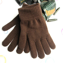 Load image into Gallery viewer, Women Cashmere Knitted Gloves Autumn Hand Warmer Winter Thicken Lining Full Fingered Mittens Skiing Short Wrist Gloves Warm