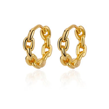 Load image into Gallery viewer, Elegant Round Earrings for Women Girls Luxury Stainless Steel Hoop Earrings Vintage Wedding Engagement Aesthetic Jewerly aretes