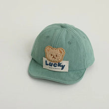 Load image into Gallery viewer, Kids Baby Boy Baseball Cap Cartoon Bear Embroidery Summer Trucker Hat Beach Sun Hat for Toddler Newborn Outdoor