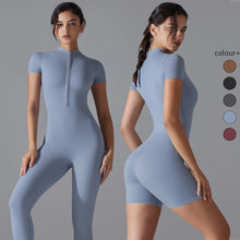 Load image into Gallery viewer, Women Bodysuits Fitness Sports Bodysuit Yoga Suit Breathable Quick Drying Sports Yoga Clothing Women's Gym Push Up Workout