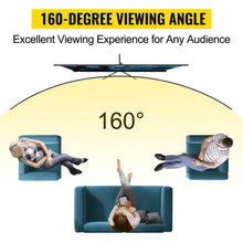 Load image into Gallery viewer, VEVOR 16:9 4K HD Adjustable Tripod Projector Screen Stand 60/70/80 90/100/110Inch Home Cinema for Indoor&Outdoor Projection