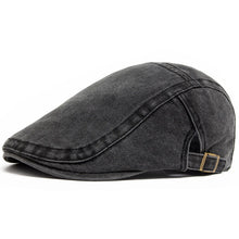 Load image into Gallery viewer, New Vintage Cotton Beret Men Women Fashion Flat Visor Cap Casual Autumn Berets Retro Newsboy Hat Summer Unisex Adjustable