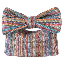 Load image into Gallery viewer, Women Weaving Clutch Bag Zipper Closure with Bow Simple Clutch Purse Versatile Female Party Wedding Bag
