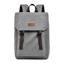 Load image into Gallery viewer, Mens Canvas Backpack Retro Style Large Capacity Bag with Buckle Straps